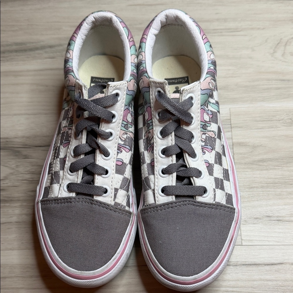 VANS Gray and Pink Women's Sneakers size 6.5 - Picture 4 of 14